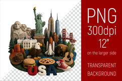USA Travel Landmark Illustration