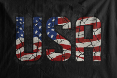 USA Typography Lettering Patriotic 4th of july design Product Image 2
