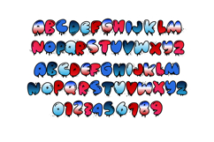 USA Urban Art Color Font Product Image 2