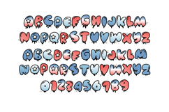 USA Urban Art Too Color Font Product Image 5