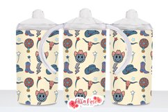 USA Western Americana | 12oz Sippy Cup Sublimation Wrap Product Image 1