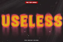 Useless melt editable text effect Product Image 1