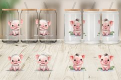 ute Baby Pig Glass Can Wraps Product Image 6