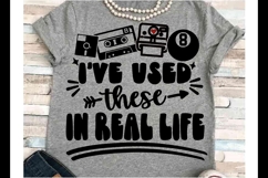 Used these in real life SVG DXF JPEG Silhouette Cricut 80s Product Image 1