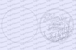 Home Sweet Home door sign | Home door hager Product Image 3