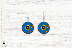 LP Vinyl Record Earrings | Retro Earrings SVG Product Image 3