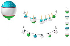 National, Patriotic Party Bundle. Uzbekistan Product Image 2