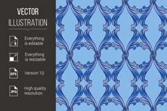 Blue floral background Product Image 1