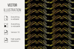 Golden floral pattern Product Image 1