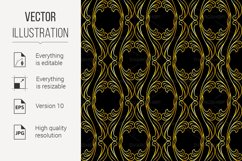 Golden floral pattern Product Image 1