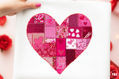 Latch Hook Patchwork Valentine Heart Png Product Image 1