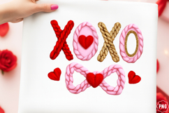 Faux Yarn XOXO Valentine Png Product Image 1