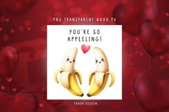 Cute Valentine Card PNG Sublimation You are so appeeling Product Image 1