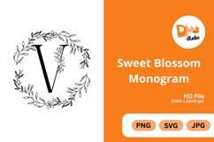 Sweet Blossom Monogram Product Image 1