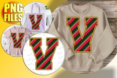V Doodle Letter Style Unit Festive Character Design! Product Image 1