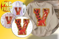 V Doodle Letter Valentine Playful Loving Design! Product Image 1