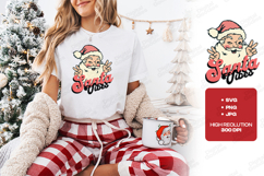 Santa Holiday Cheer Christmas Design Product Image 1