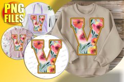 V Doodle Letter Valentine Heart Sweet Magic! Product Image 1