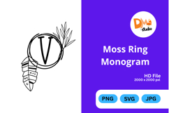 Moss Ring Monogram Product Image 1