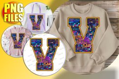 V Doodle Letter Style Character Fun Holiday Theme! Product Image 1