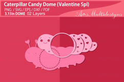 Cute Caterpillar candy dome Product Image 3
