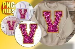 V Doodle Letter Style Clipart Bright Holiday Character! Product Image 1