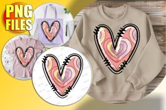 V Doodle Letter Valentine Romantic Whimsical Style! Product Image 1