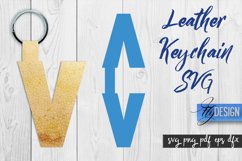 Leather Keychain SVG Design | Keychaine Design | SVG File Product Image 1