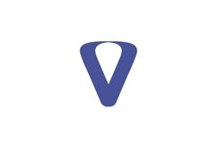 V letter logo design Product Image 1