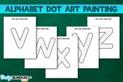 Alphabet v-z Dot Art Painting Printable Worksheets Product Image 1