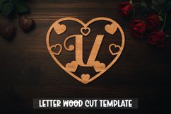 Valentine Laser Cut Alphabet letter Product Image 23