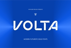 Volta Bold Condensed Futuristic Sporty Font Product Image 1