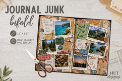 Travel Memory Junk Journal Bifold adventure hiking Product Image 1