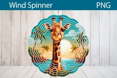 Vacation giraffe wind spinner|Sublimation design Product Image 1