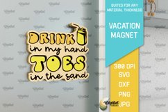 Vacation Wooden Magnets Laser Cut Bundle. Fridge Magnets SVG Product Image 11