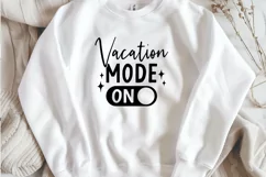 Vacation Mode On SVG | Summer Travel T-Shirt Travel Design Product Image 2