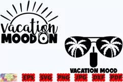 Vacation Mood On SVG | Travel SVG | Adventure SVG | Mountain Product Image 3