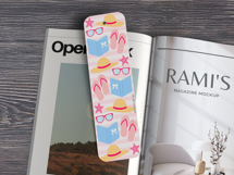 Summer Bookmark SVG PNG Bundle, Bookish Beach SVG, Vacation Product Image 7