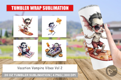 Tumbler Vacation Vampire Vibes Product Image 1