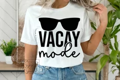 Vacay Mode SVG - Summer Vibes SVG - Beach Life - Sunglasses Product Image 2