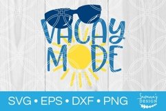 Vacay Mode SVG Summer Cut File Vacation Clipart Cricut DXF Product Image 1