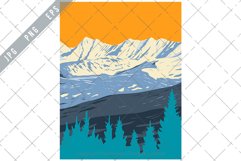 Vail Mountain Ski Area Located in Vail Colorado WPA Poster Product Image 1