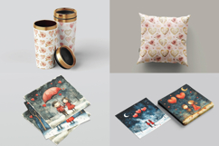 Valentine Mega Bundle Clipart, Digital Papers &amp; Seamless Product Image 2