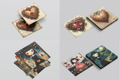 Valentine Mega Bundle Clipart, Digital Papers &amp; Seamless Product Image 3