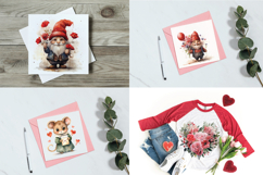 Valentine Mega Bundle Clipart, Digital Papers &amp; Seamless Product Image 7