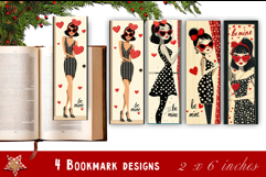 Valentines day bookmark printable | Valentine's Day Bookmark Product Image 1