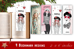 Valentines day bookmark printable | Valentine's Day Bookmark Product Image 1
