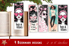 Valentines day bookmark printable | Valentine's Day Bookmark Product Image 1