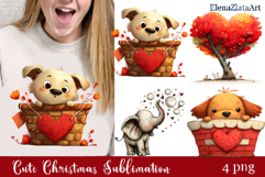 Heartfelt Moments Clipart, Happy Little Hearts Product Image 1