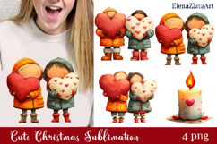 Heartfelt Moments Clipart, Happy Little Hearts Product Image 1